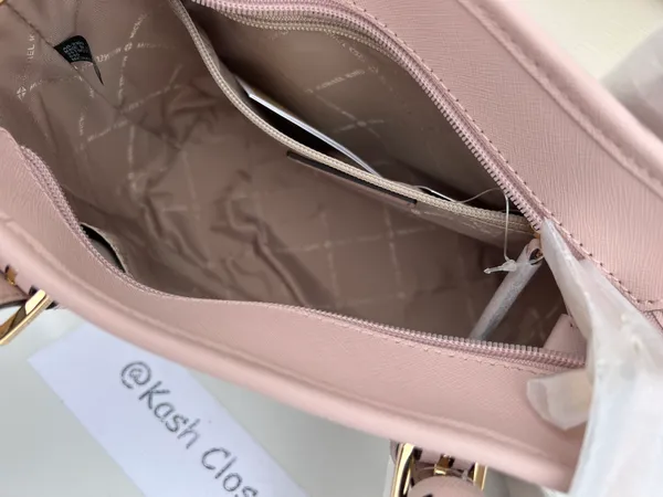 Michael Kors JST Extra-Small Top-Zip Tote Bag -Powder Blush Multi - Image 10