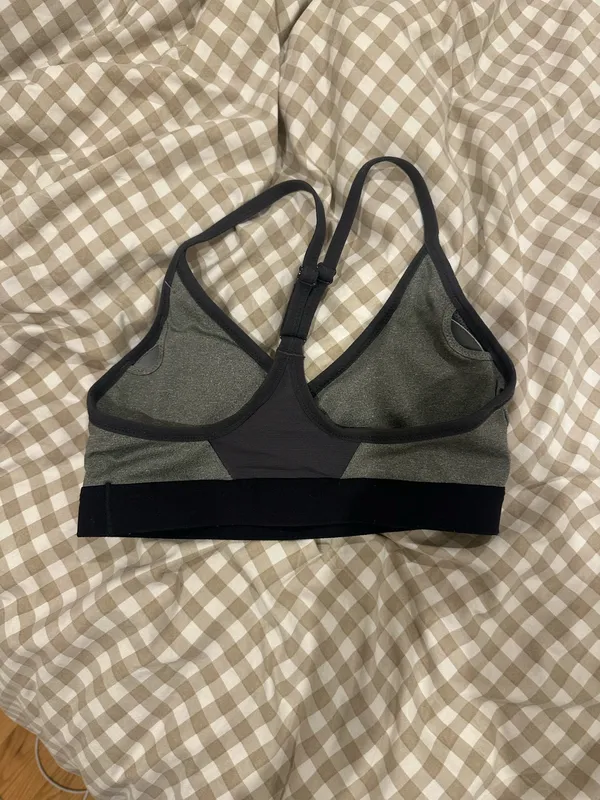 Nike Grey Sports Bra - Image 2