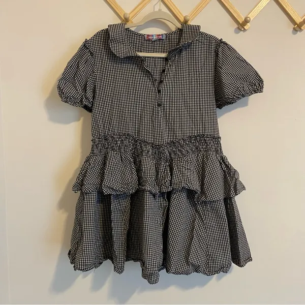 Urban Outfitters Claire Ruffled Babydoll Mini Dress size Medium - Image 3