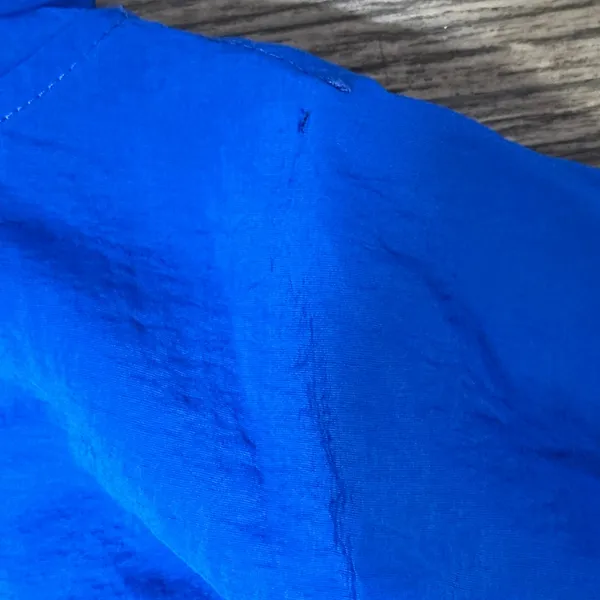 Bold Cobalt Utility Jumpsuit with Button Front Blue Size 42 - Image 8