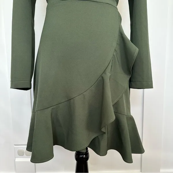 Ali & Jay Green Wrap Dress - Image 6