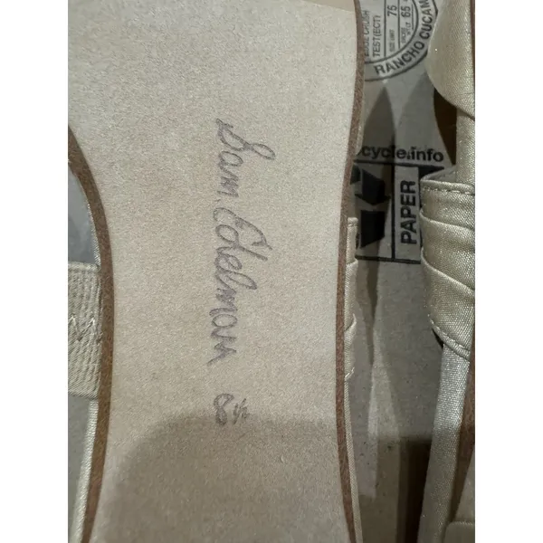 Sam Edelman JUDIE BIT MULE Size 8.5 Light Beige Slip On - Image 7