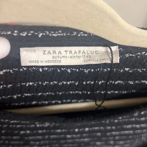 ✨ZARA Trafaluc Knit Fringe Striped Midi Tee Sz Small Dress✨ - Image 7