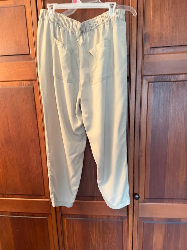 LOFT women’s pleated front slacks Tan size Medium - Image 2