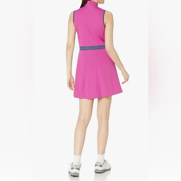 NWT PGA TOUR Women's Sl Colorblock Dress Sz L - Image 3