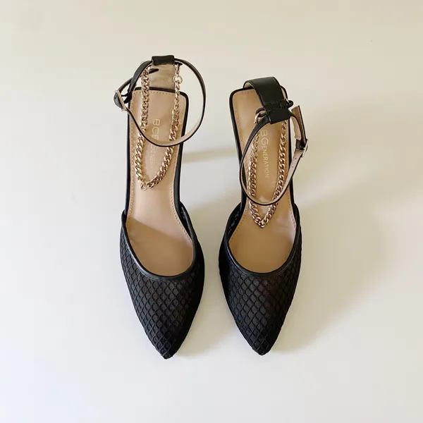 BCBGeneration Mayah Ankle Chain Pumps - Image 3
