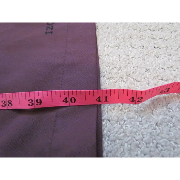 IZOD‎ Performance Pants 8 Burgundy Pink Colorblock Ripstop Hiking Gorpcore - Image 7