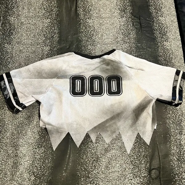 Womens XL NWT Dolls Kill Go Zombies Cropped Football Jersey - Image 6