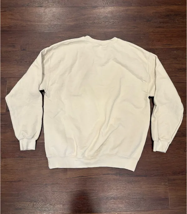 AGM Holly Jolly Crewneck Tan Size L - Image 4