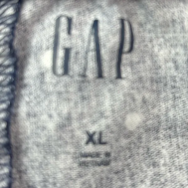 GAP XL Women's Light Flannel Pajama Bottoms in Navy Polka Dot - Image 6
