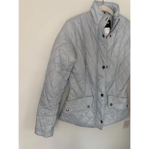 BARBOUR Women’s Flyweight Quilted Jacket Breeze Blue Sz US 4 = UK 8 NWT - Image 9