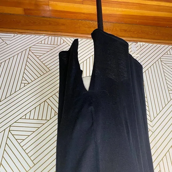 Jarbo Black‎ Merino Flared Sleeve Sweater Dress - Image 7