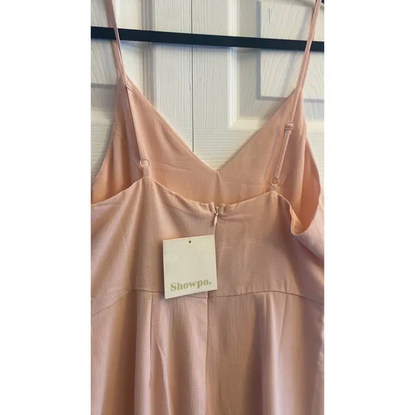 Showpo‎ Lucky Day Maxi Dress Womens Size 8 Blush Pink Formal Wedding Guest Crepe - Image 6