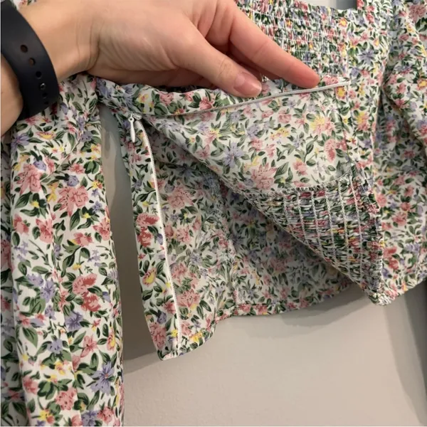 Lulus Even Sweeter Floral Print‎ Crop Top Xsmall - Image 6