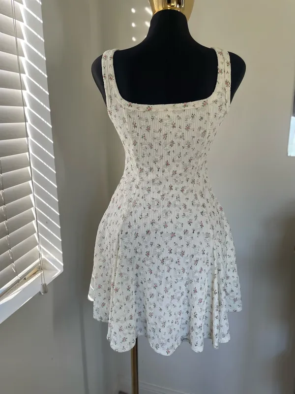 Floral dress White - Image 5