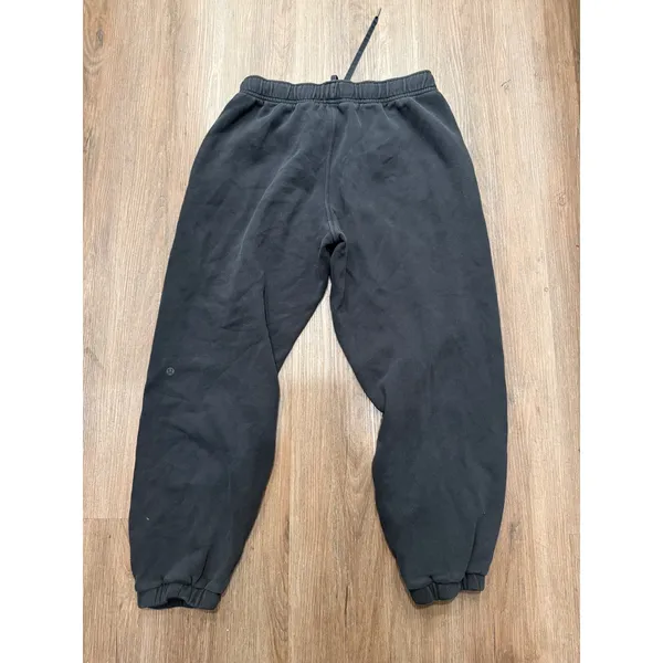 Lululemon Scuba High-Rise Jogger Black Fleece Sweatpants LW5CGDS Size M - Image 3