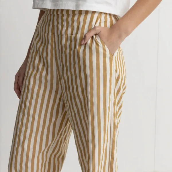 RHYTHM Woman’s Goodtimes Stripe Wide Leg Pant Size 4 - Image 11