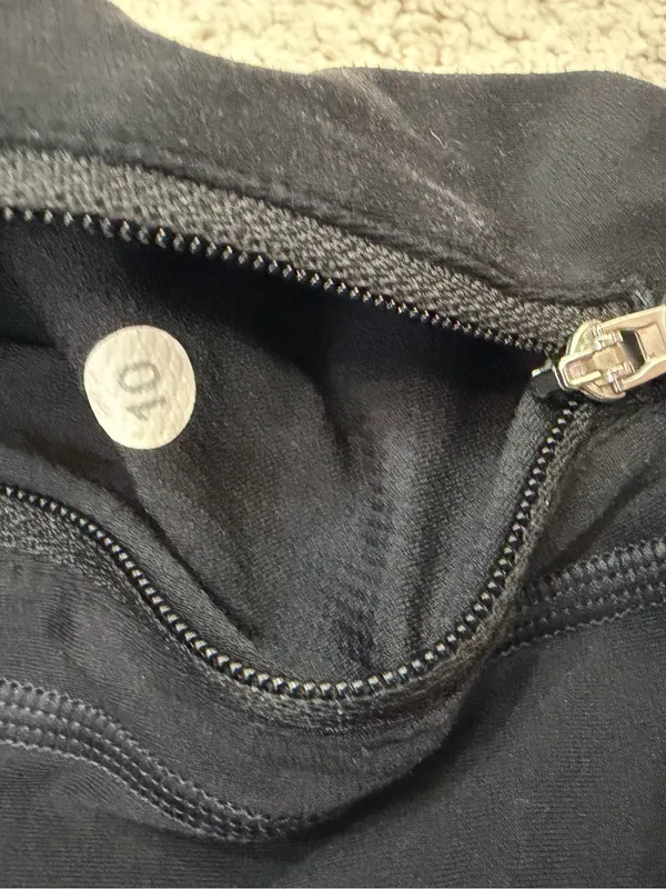 lululemon Run Speed Squad Skirt Skort W8291S Black Size 10 - Image 7