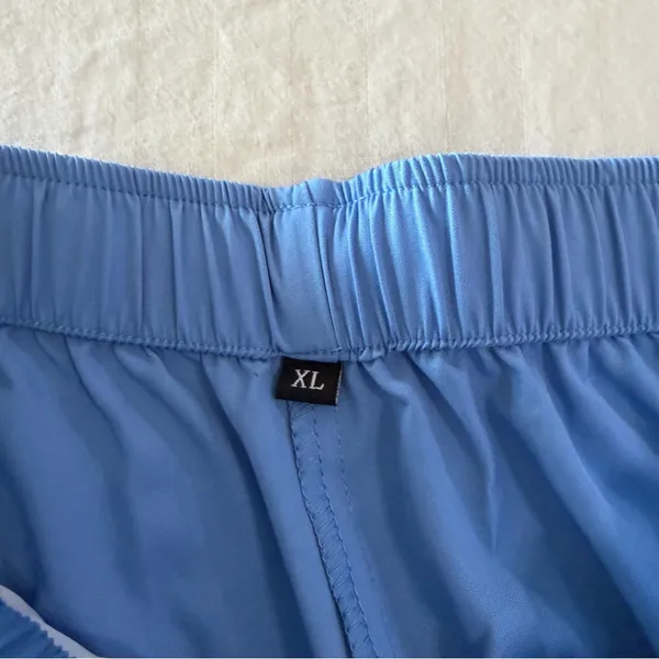 Women's Blue Two Piece Scrub Set Size XL #260646 - Image 6