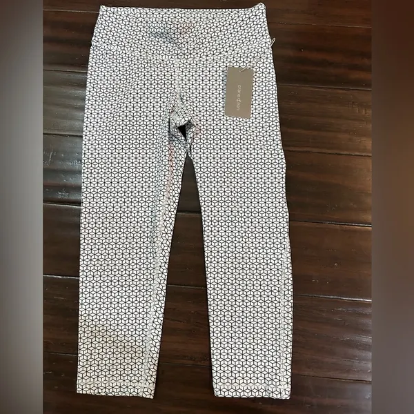 Crane & Lion Dwell Studio Facet Capri Tight 3/4 length Size 4 Leggings $90 - Image 4