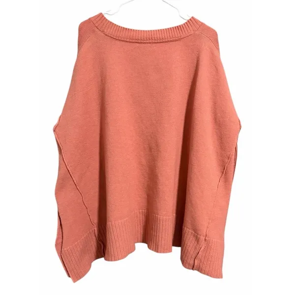 Free People Orion A-Line Tunic‎ Sweater Lightest Rose Women's Size Medium - Image 2