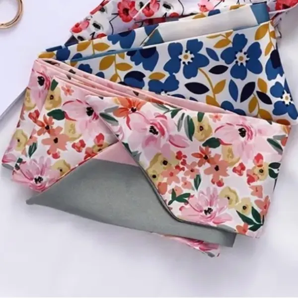 2 Floral Patterned Twillies Blue - Image 2