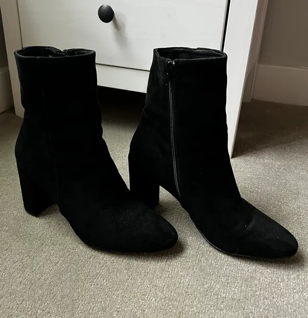 Chinese Laundry Black Suede Booties - Image 7