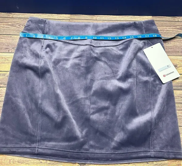 Lululemon Scuba High Rise Mini Skirt Velvet NWT Size XL (NFAL) LW8AL9S - Image 7