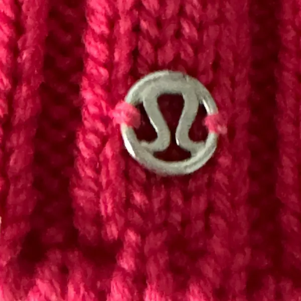 Hot Pink Lululemon beanie - Image 3
