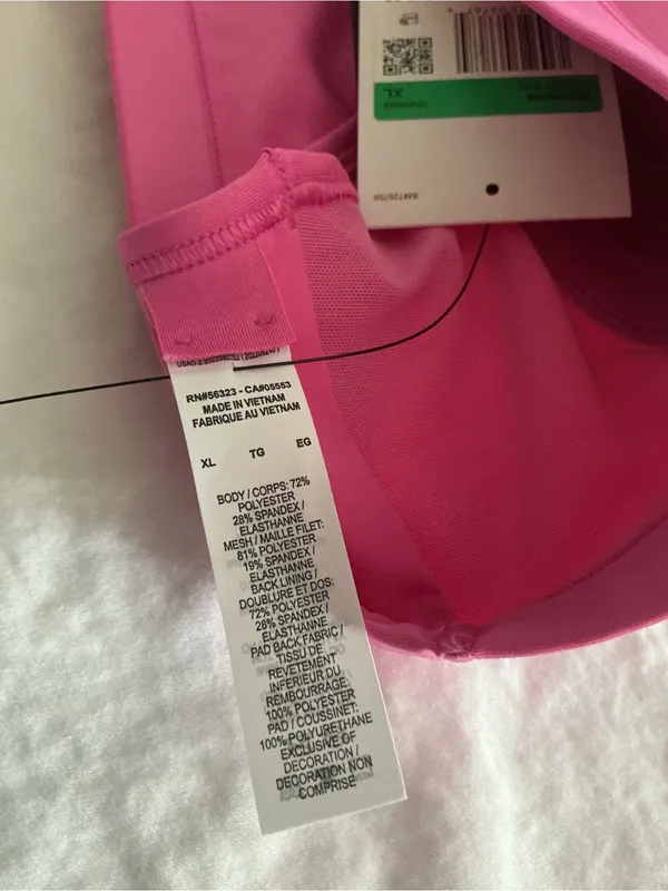 Nike Dri-FIT Swoosh Medium Support Sports Bra Pink XL NWT - Image 5