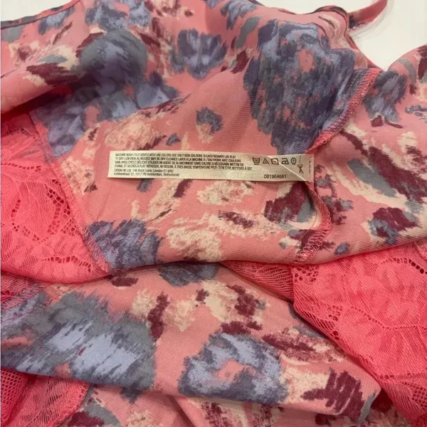 Free People Women's First Date Printed Maxi Slip M NWT - Image 11