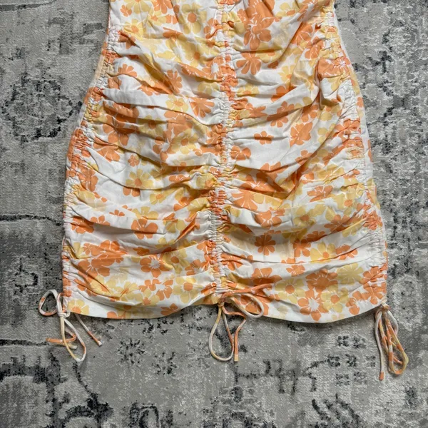 NEW Sabo Skirt Kani Asymmetric Dress Floral Print Cinched size M Medium NWT - Image 6
