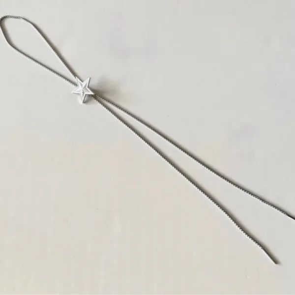 Silver Star Bolo Necklace w/multiple ways to wear Choker, Bracelet, Belt, Arm Band, Headband ⭐️ - Image 6