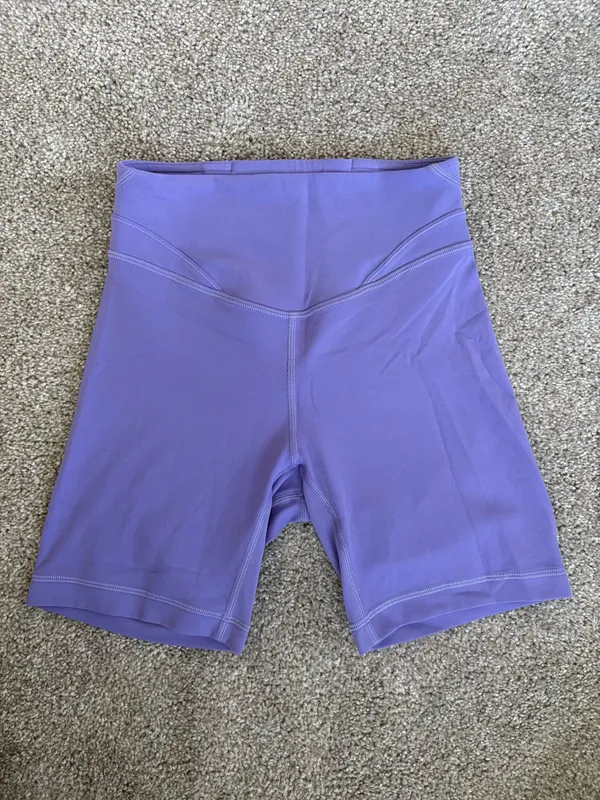 Lululemon Align Curve Seam High-Rise Shorts 6" Dark Lavender 2 - Image 3