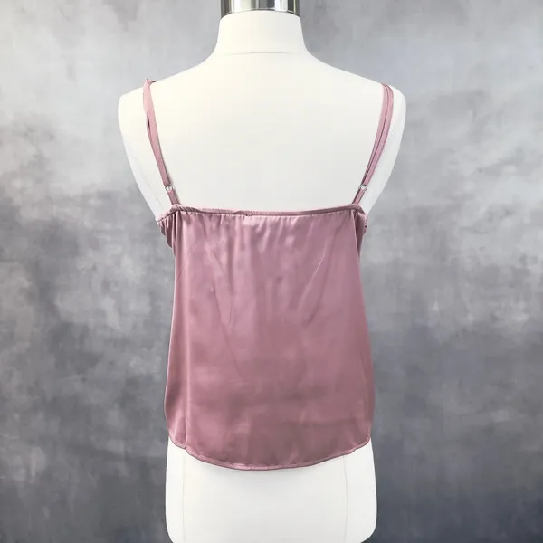 Love Tree Y2K Babydoll Cami Tank Top Women Small Pink Soft Girl Coquette Romantic Dainty‎ - Image 3