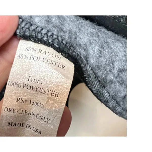 Anthropologie Capote Grey Sweater Vest Sz. M - Image 4