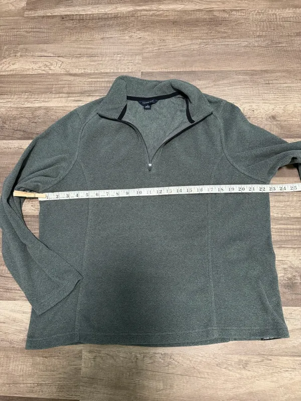 Lands'‎ End Polartec Aircore 100 1/4 Zip Fleece Pullover Sweater Size XL(18) - Image 4