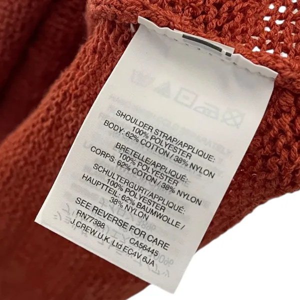 Madewell Terracotta‎ and Multicolor Strappy Tank Top Knit Sweater Boho Casual XS - Image 6