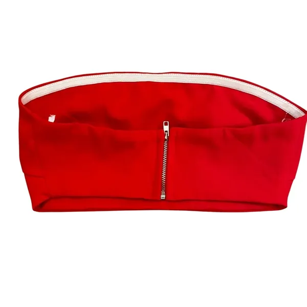 REVOLVE Superdown Remy Red Bandeau Tube Top Sz XXS NWT - Image 3