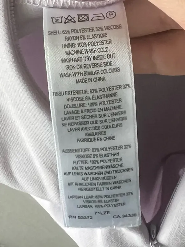 French Connection Women's Whisper Light Ruffle Lavender Frost Dress Size 8 - Image 10