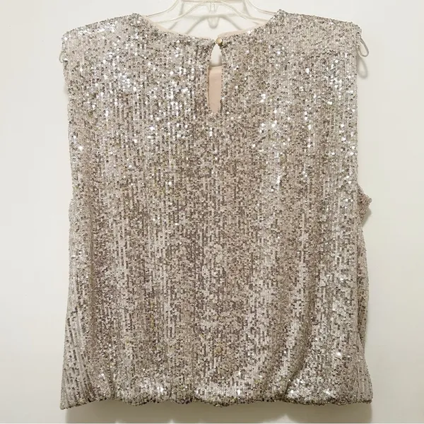 Maurices‎ Edgely™ Sequin Padded Shoulder Top 1X NWT - Image 7