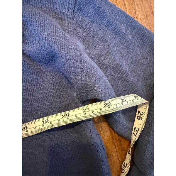 Aerie blue collared polo sweater cropped pullover size xs - Image 9