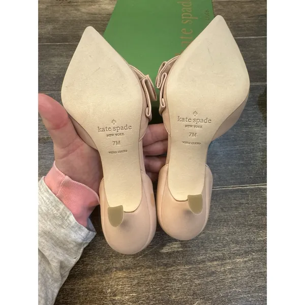 Kate Spade Shayna Heels Ballet Pink Size‎ 7 Pointed Toe Pump New - Image 7