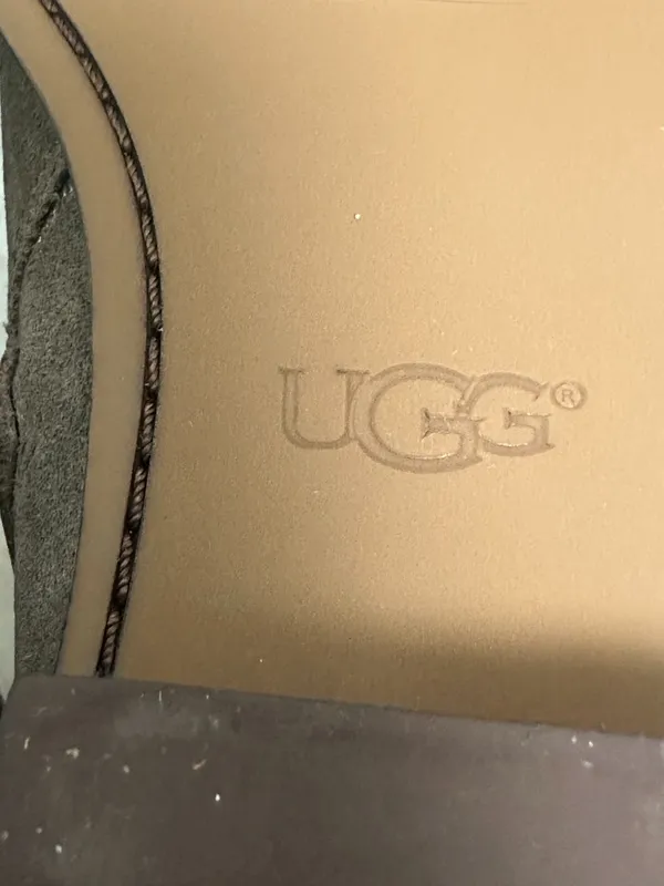 Discontinued UGG Kelby grey suede harness moto boots Size 8 - Image 9