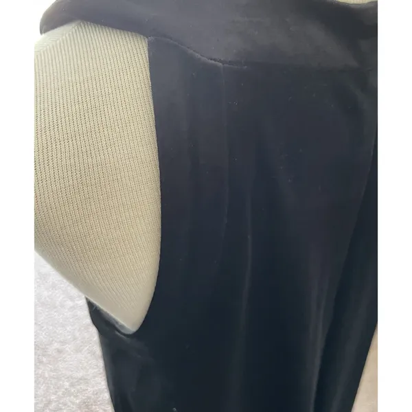 VTG Betsey Johnson Halter Dress Size 10‎ Black Velvet Cocktail Party Formal LBD - Image 11