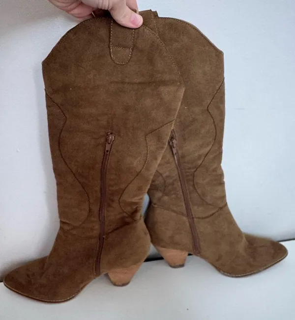 MI.IM Bohemian Western Tall Slouch Womens Camel Boots 10 - Image 6