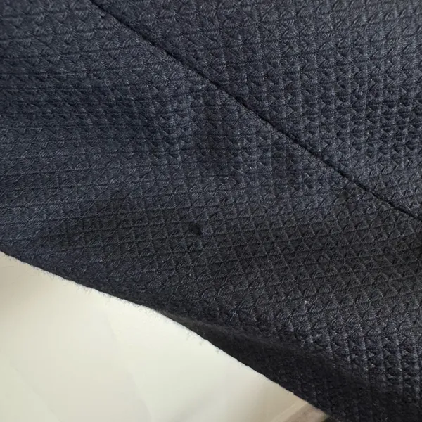 Halogen Faux Leather Trim Suit Jacket Blazer - Image 4