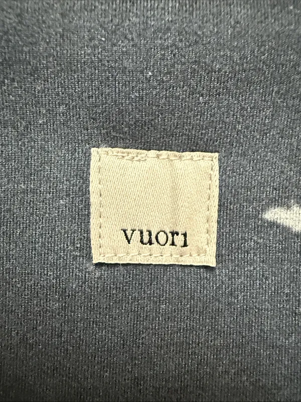 VUORI *flawed* Floral Print Black & Gray Leggings Estimated Size Small - Image 5