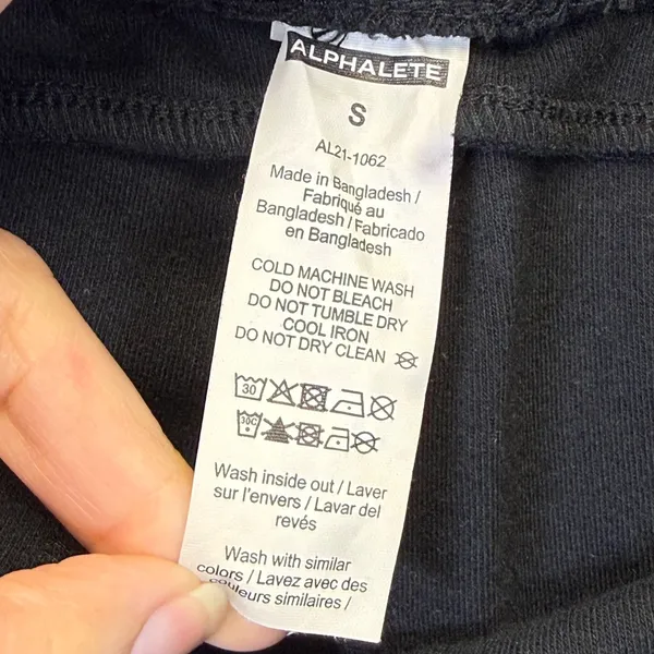 Alphalete Womens Black Athletic Gym Shorts AL21-1062‎ Size S NEW - Image 8