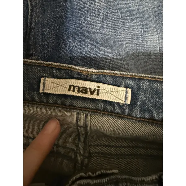 Mavi Marie 596 Super Low Rise‎ Flare Jeans Size 31/30 Blue Denim Streetwear - Image 3